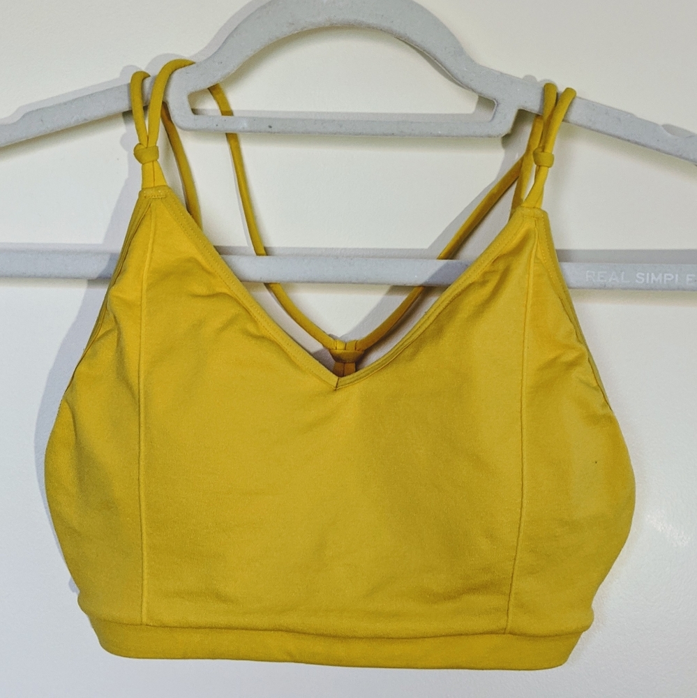 Fabletics Yellow Sports Bra